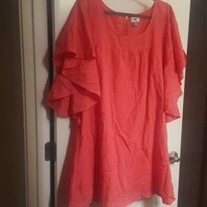 Flutter Sleeve Dress